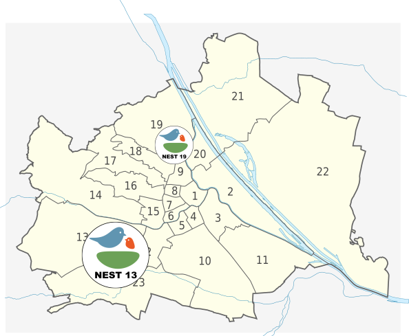Kinderarzt-NEST - Nest 13 Standort Plan Karte